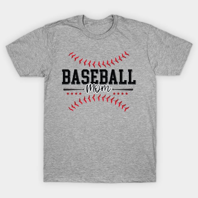 Baseball mom T-Shirt by Red Bayou